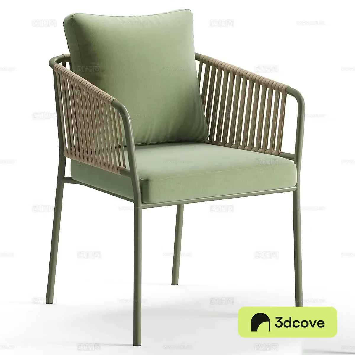 Rattan leisure chair Rattan single chair Rattan backrest chair Rattan book chair Armchair B&B leisure