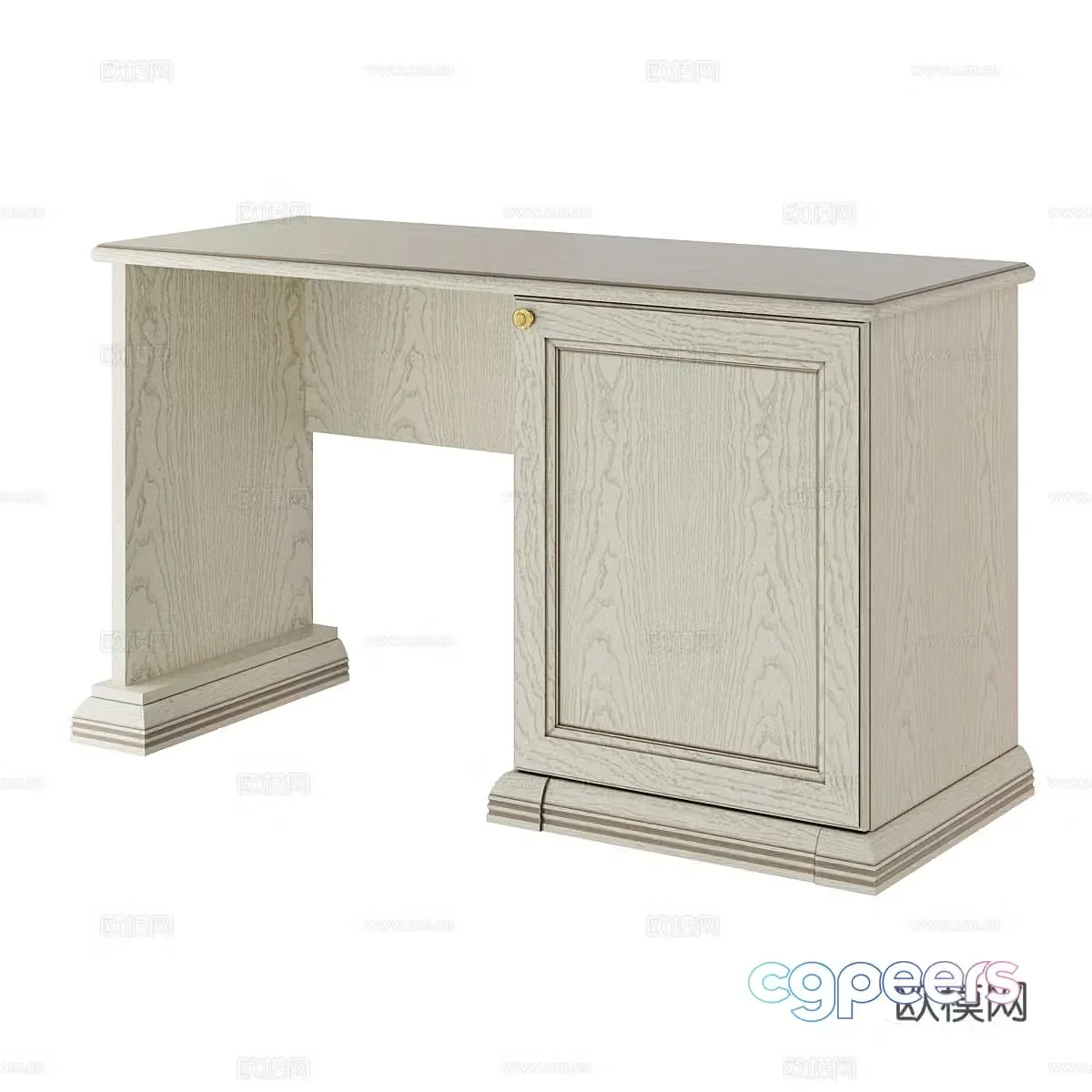 nordic desk 3d model