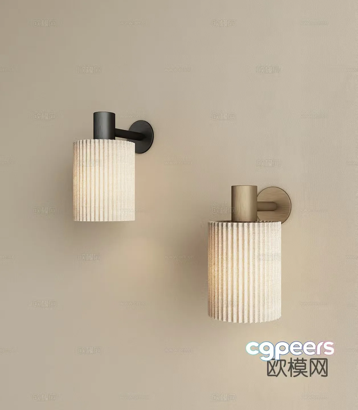 Modern bedside wall lamp living room wall lamp study wall lamp special shape wall lamp corridor wall lamp 3D model