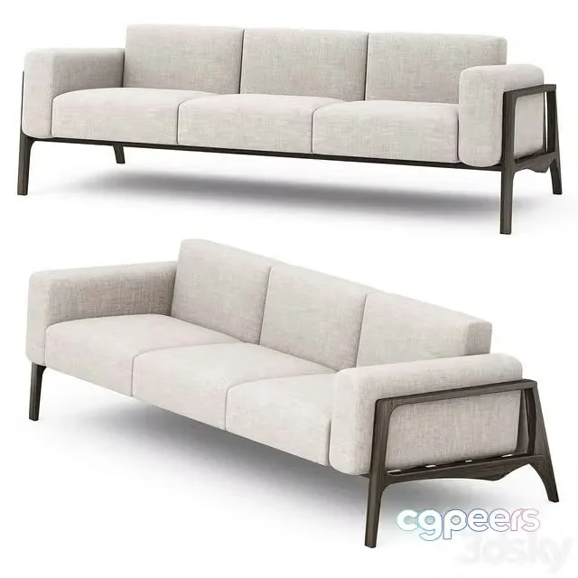 3ds Max Free – Three-seater Avior sofa by ARCHMEBEL