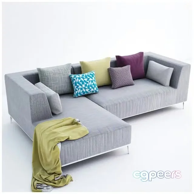 3ds Max Free – Velvet collection sofa