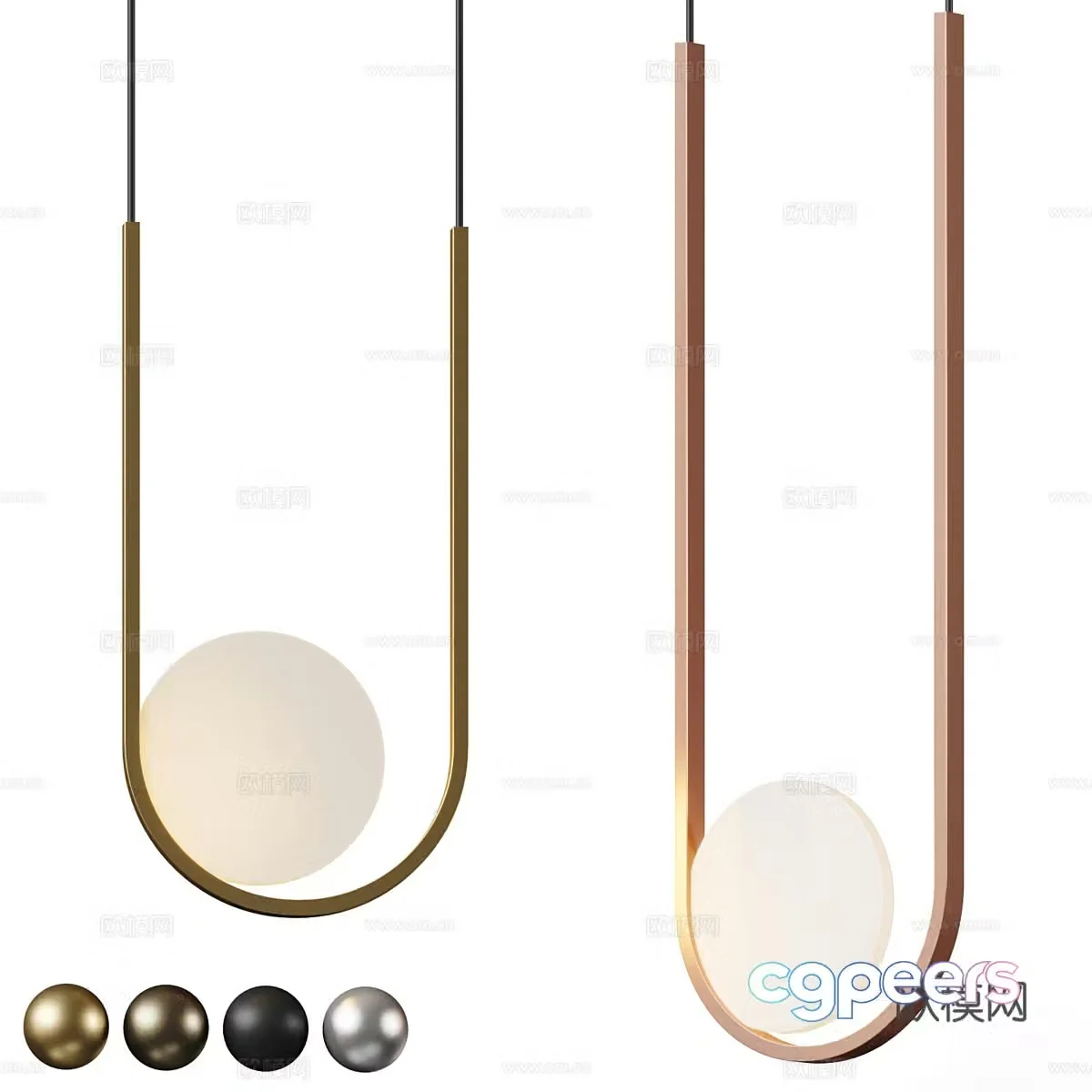 Creative chandelier 3d model