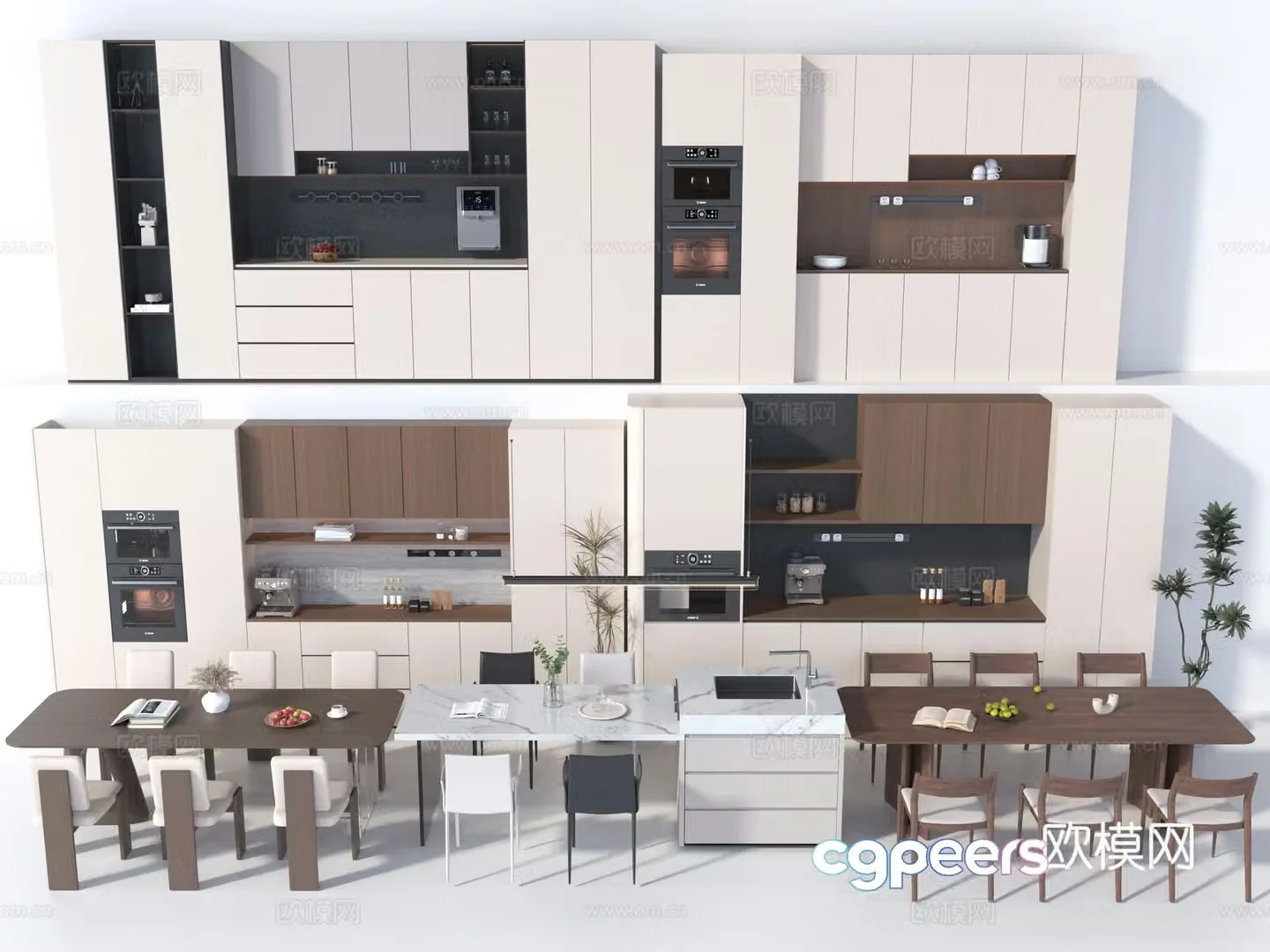 Restaurant sideboard 3D model