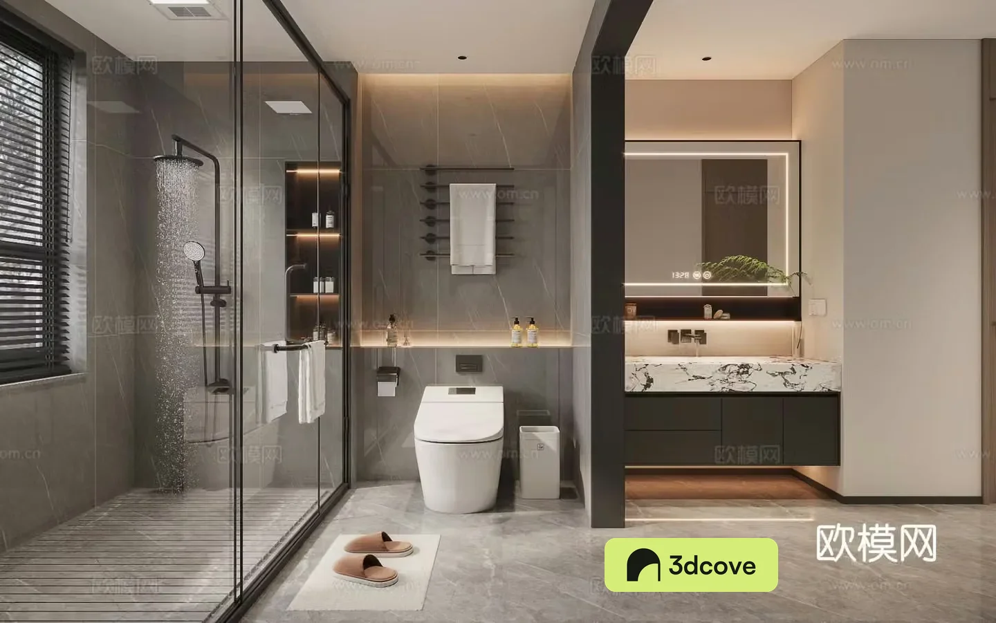 Modern bathroom