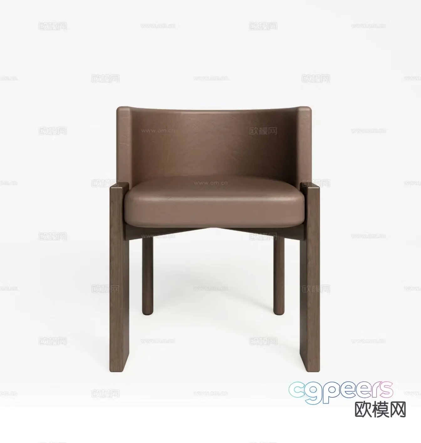 Modern single chair Italian single chair 3d model