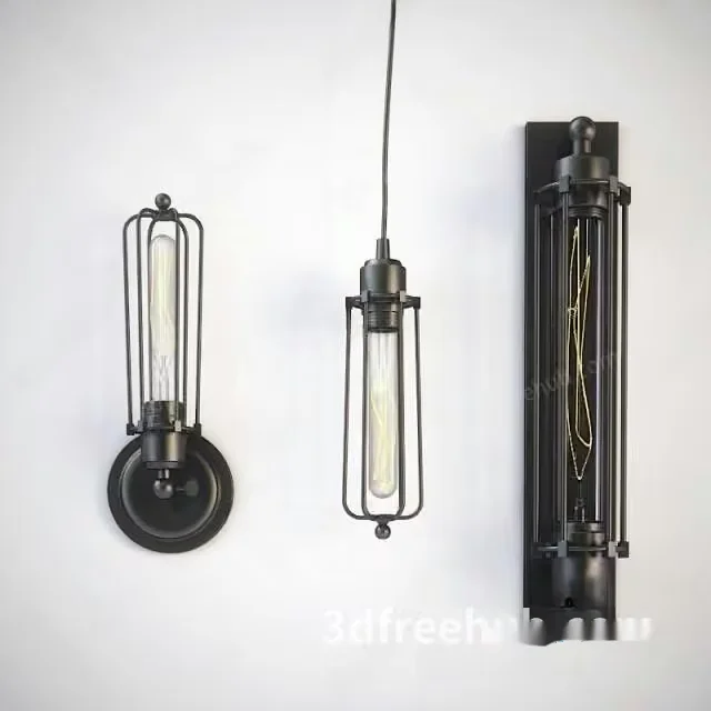 Modern Light Fixtures 3D Model – 12298 – VRAY Render