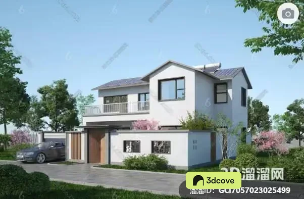 A Two-Story House