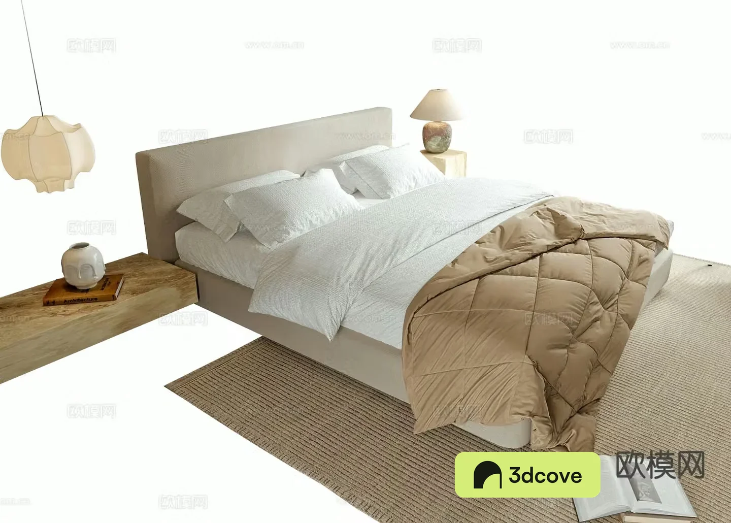 Nordic double bed