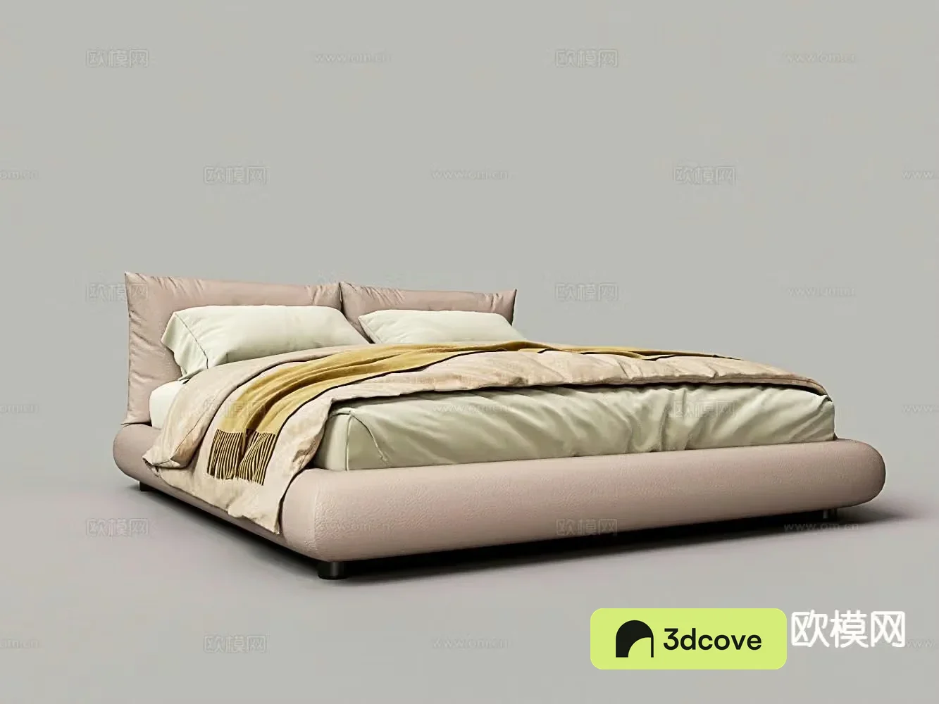 Modern double bed