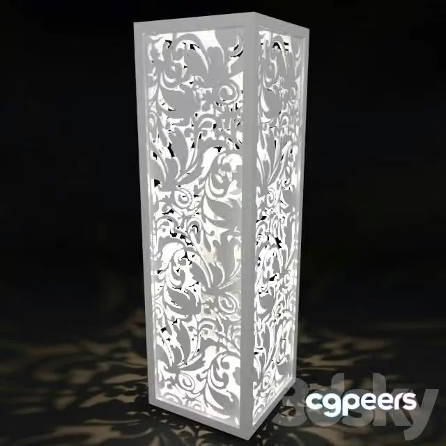 3ds Max Free – Floor lamp Floreale, Cagis