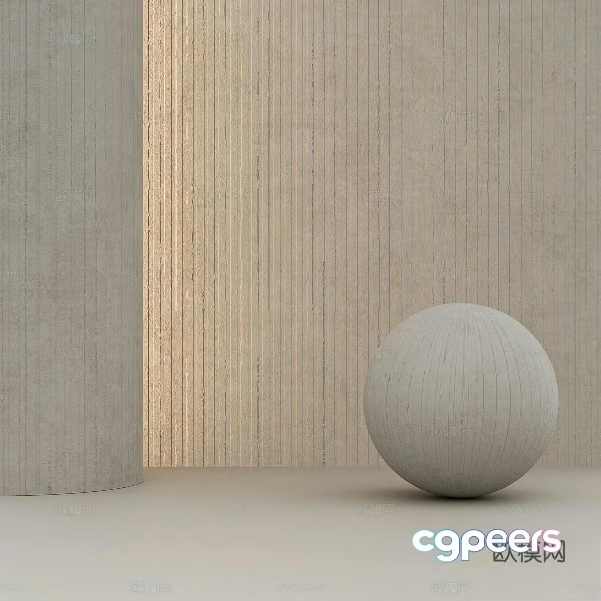 Modern seamless cement paint art paint wall paint cement wall decorative plaster texture paint 3d model