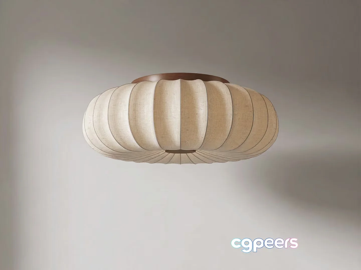 Light Fixture With Fabric Shade 3D Model – 19774 – VRAY Render