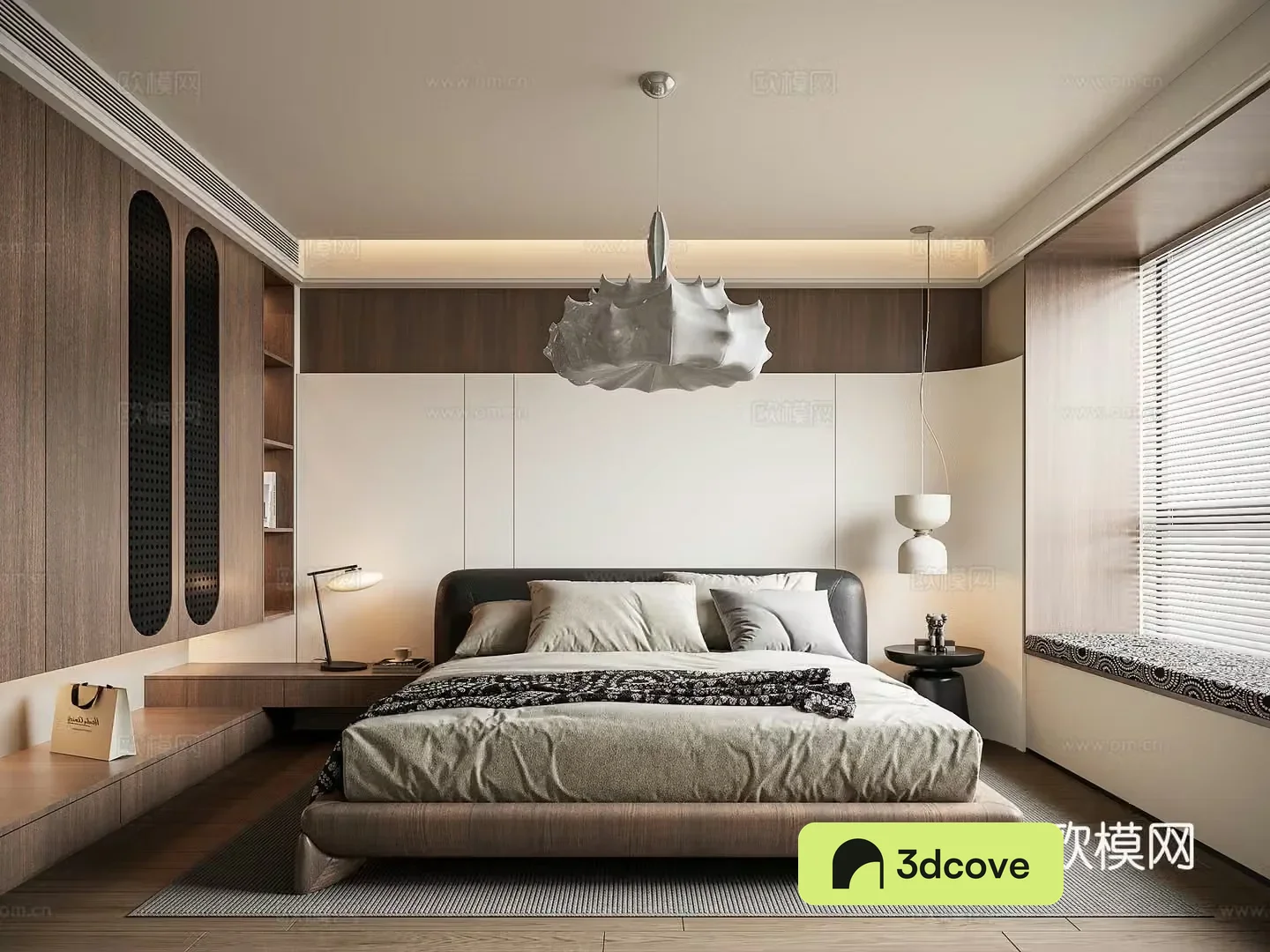 Modern medieval bedroom