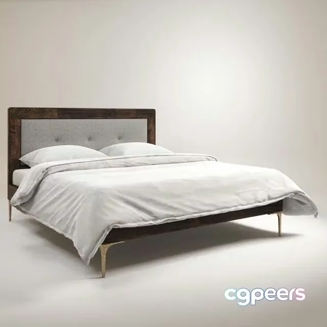 3ds Max Free – GRAMERCY HOME – BAILY BED 201.006