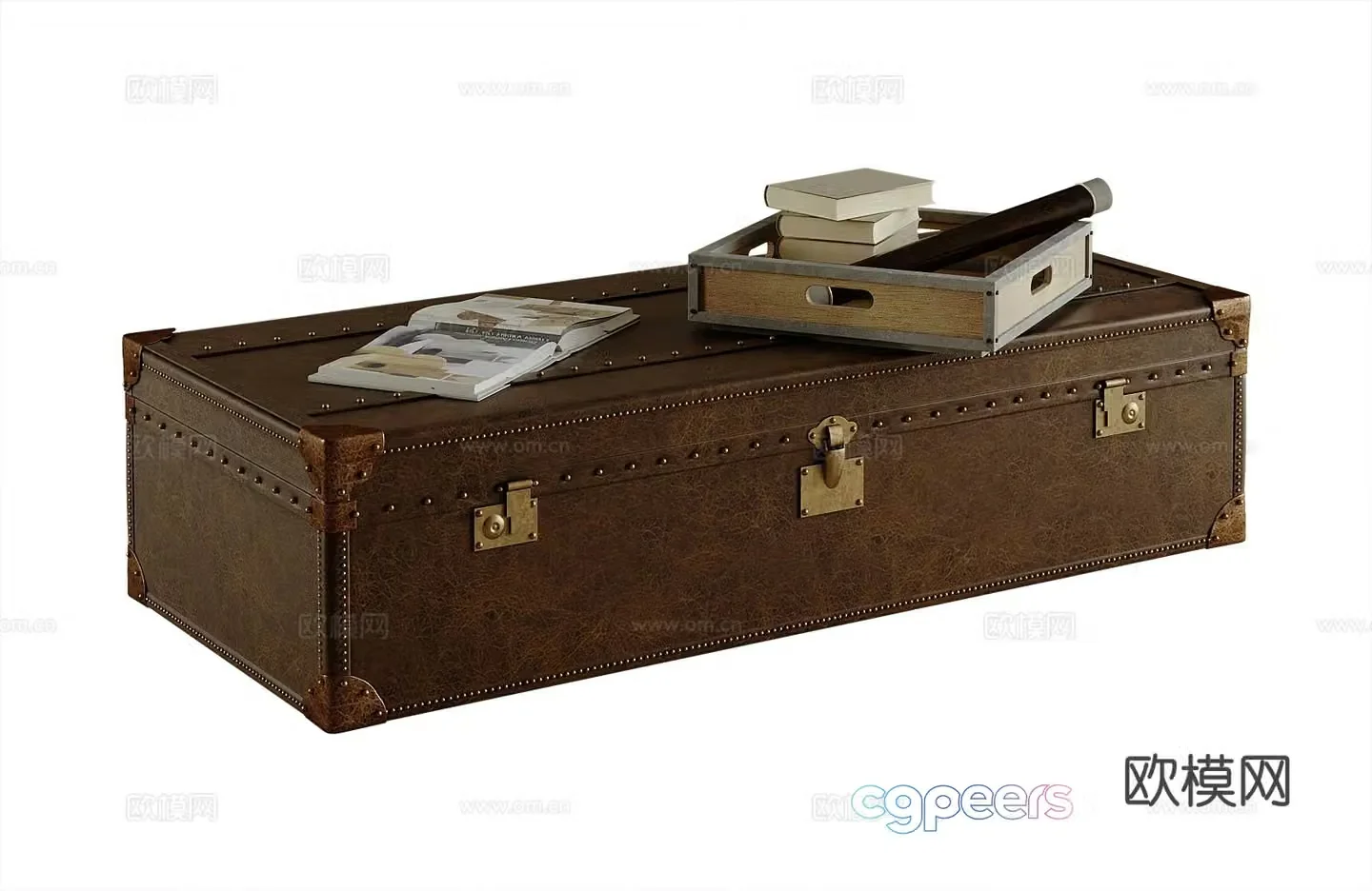 American coffee table 3d model