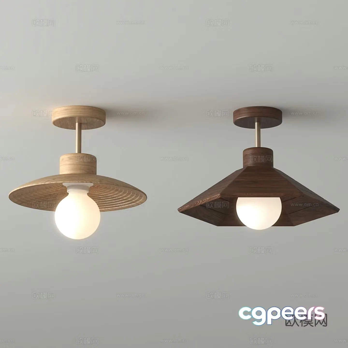 Medieval style ceiling lamp bedroom lamp 3d model