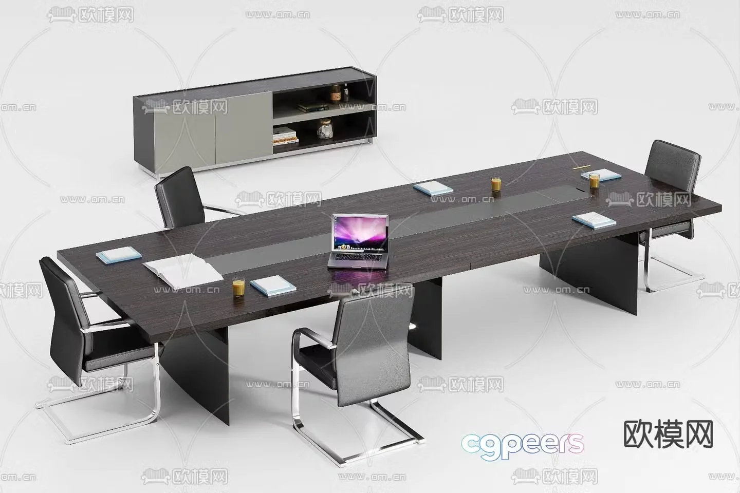 Modern conference table conference table 3d model