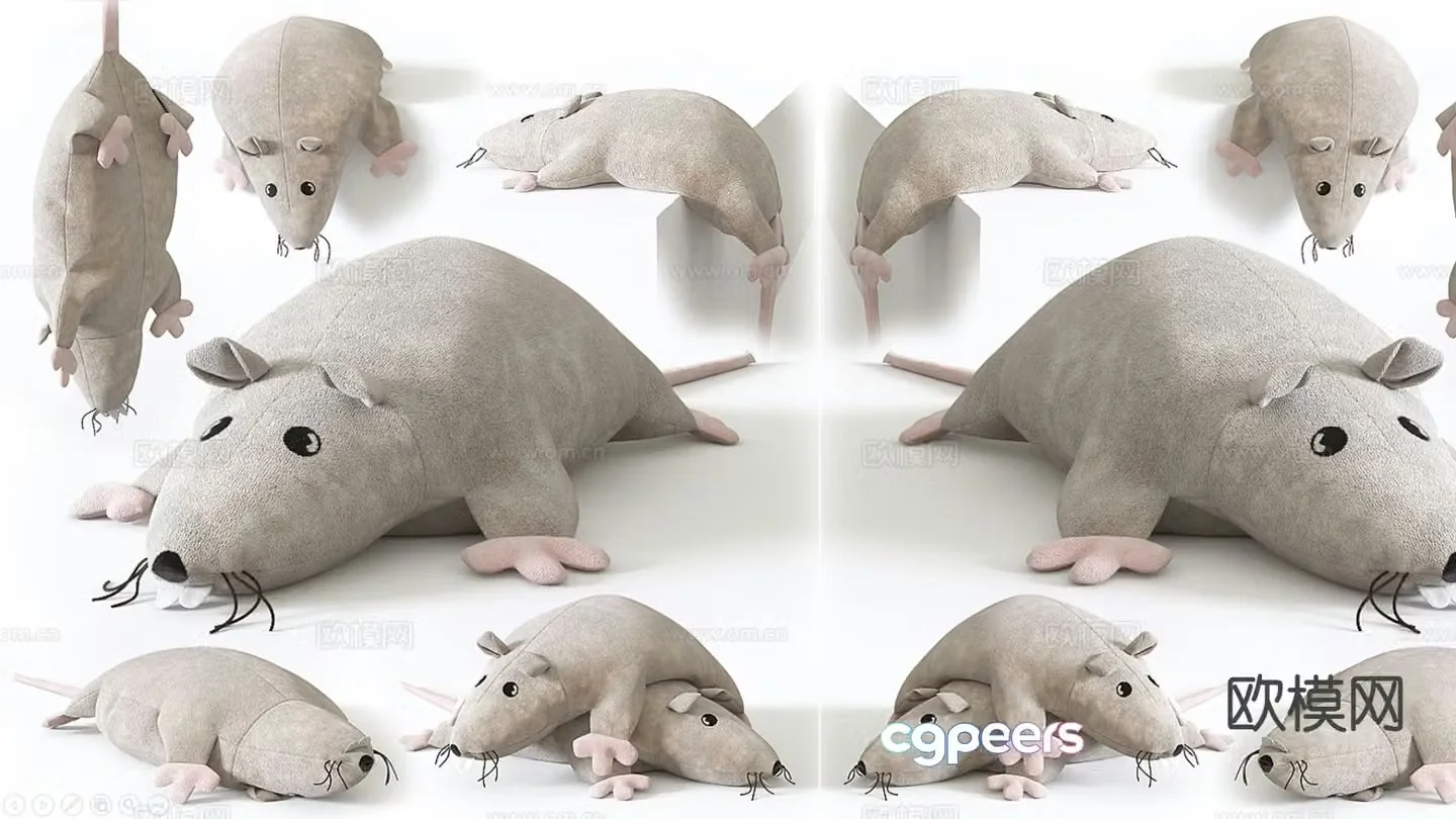 mouse toys animal toys children’s toys 3d model