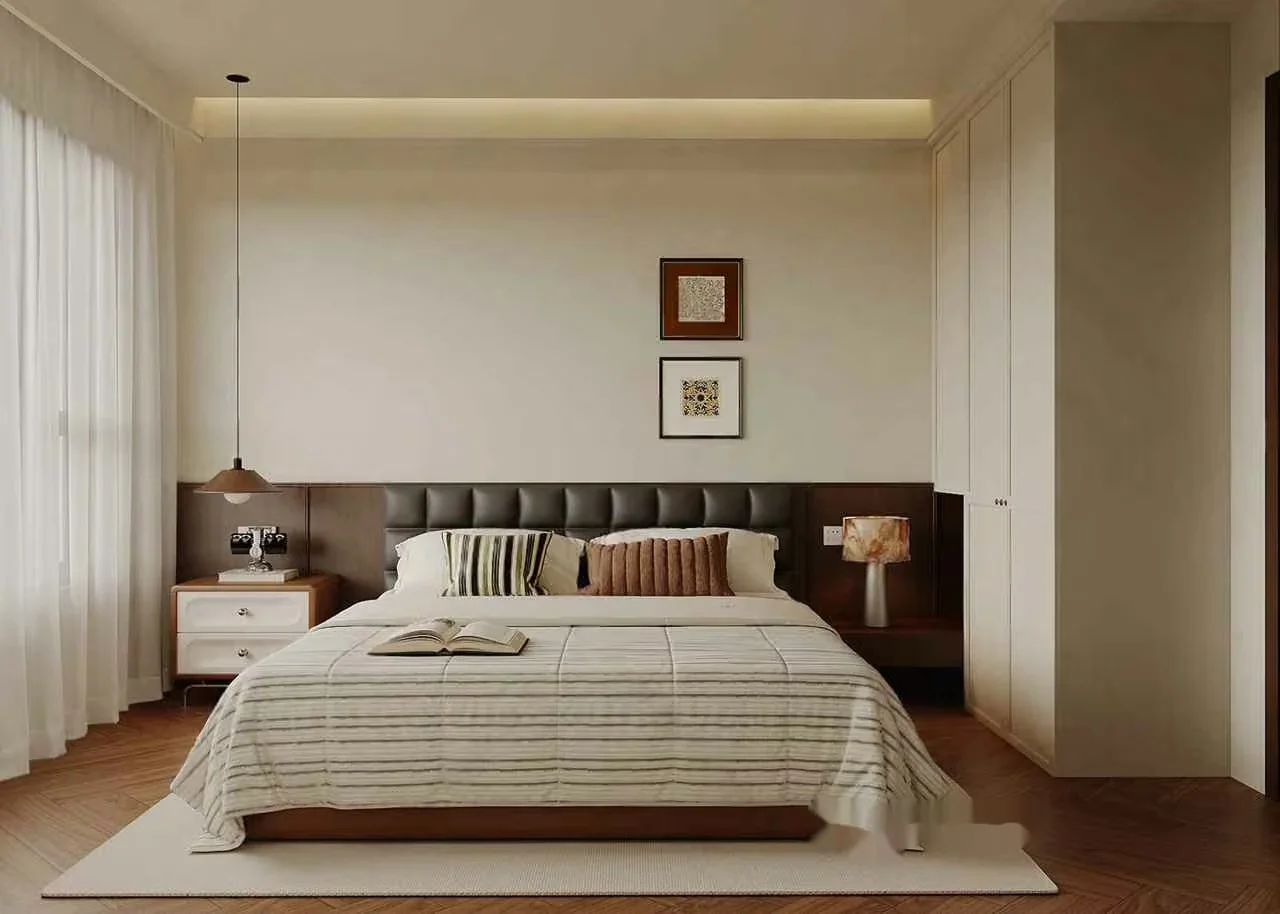 Modern Minimalist Bedroom 3D Model – 3404 – VRAY Render