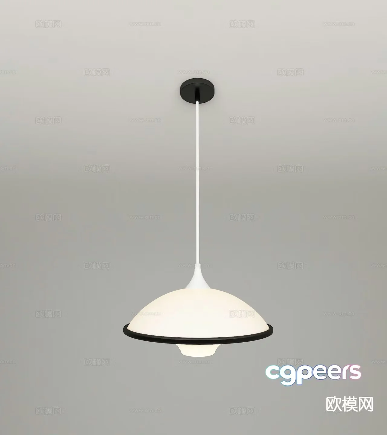 Modern art chandelier dining room chandelier 3d model
