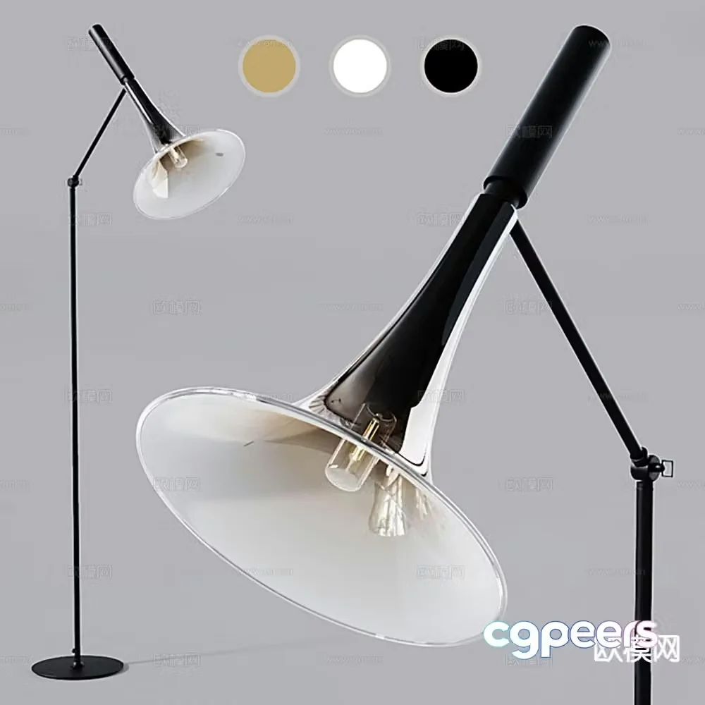 Modern floor lamp 3d model