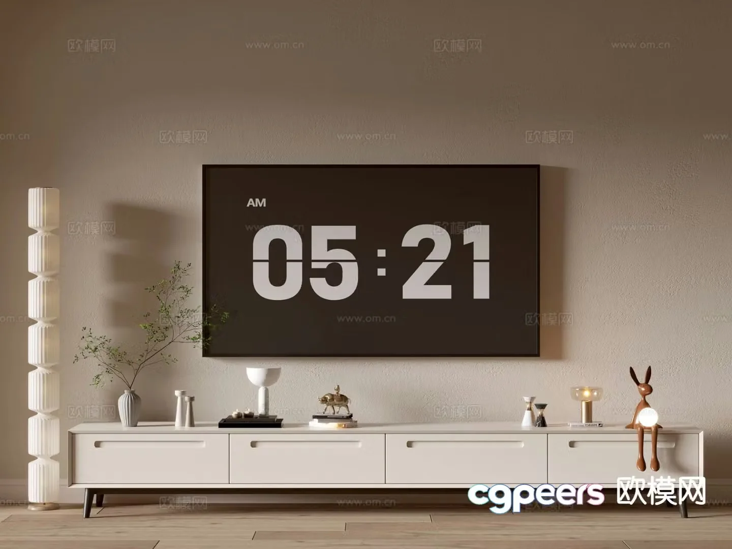 Modern TV cabinet 3d model