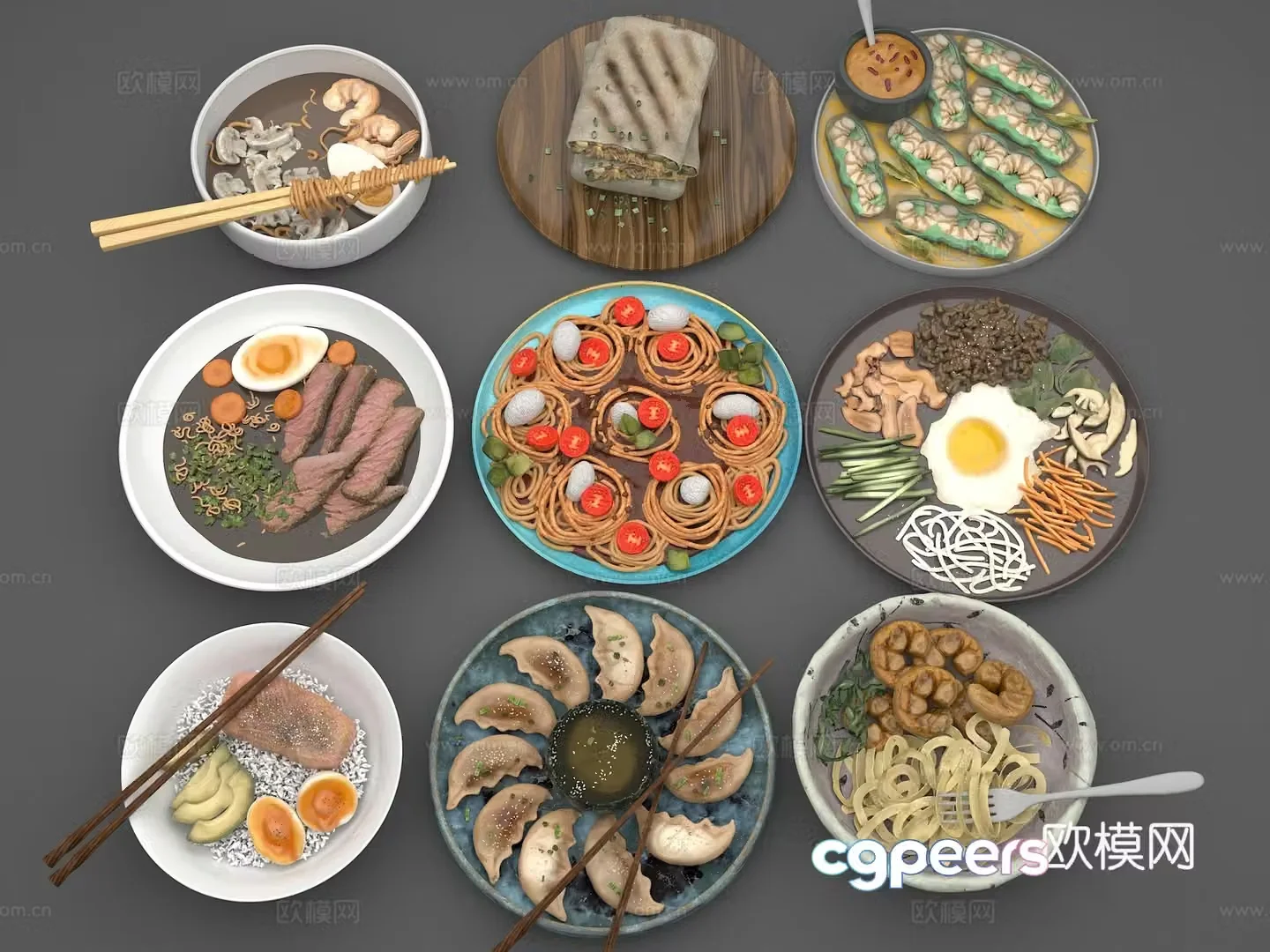 Food Dumplings Ramen Beef Noodle Egg Vorion Precame
