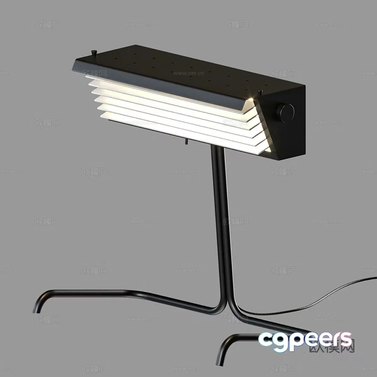 Modern simple desk lamp Table lamp Simple desk lamp Study desk lamp Lamp 3D model