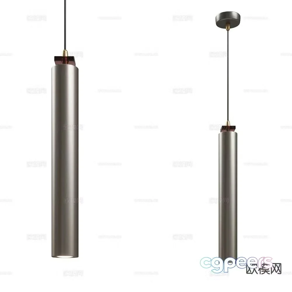 Italamp modern minimalist chandelier 3d model