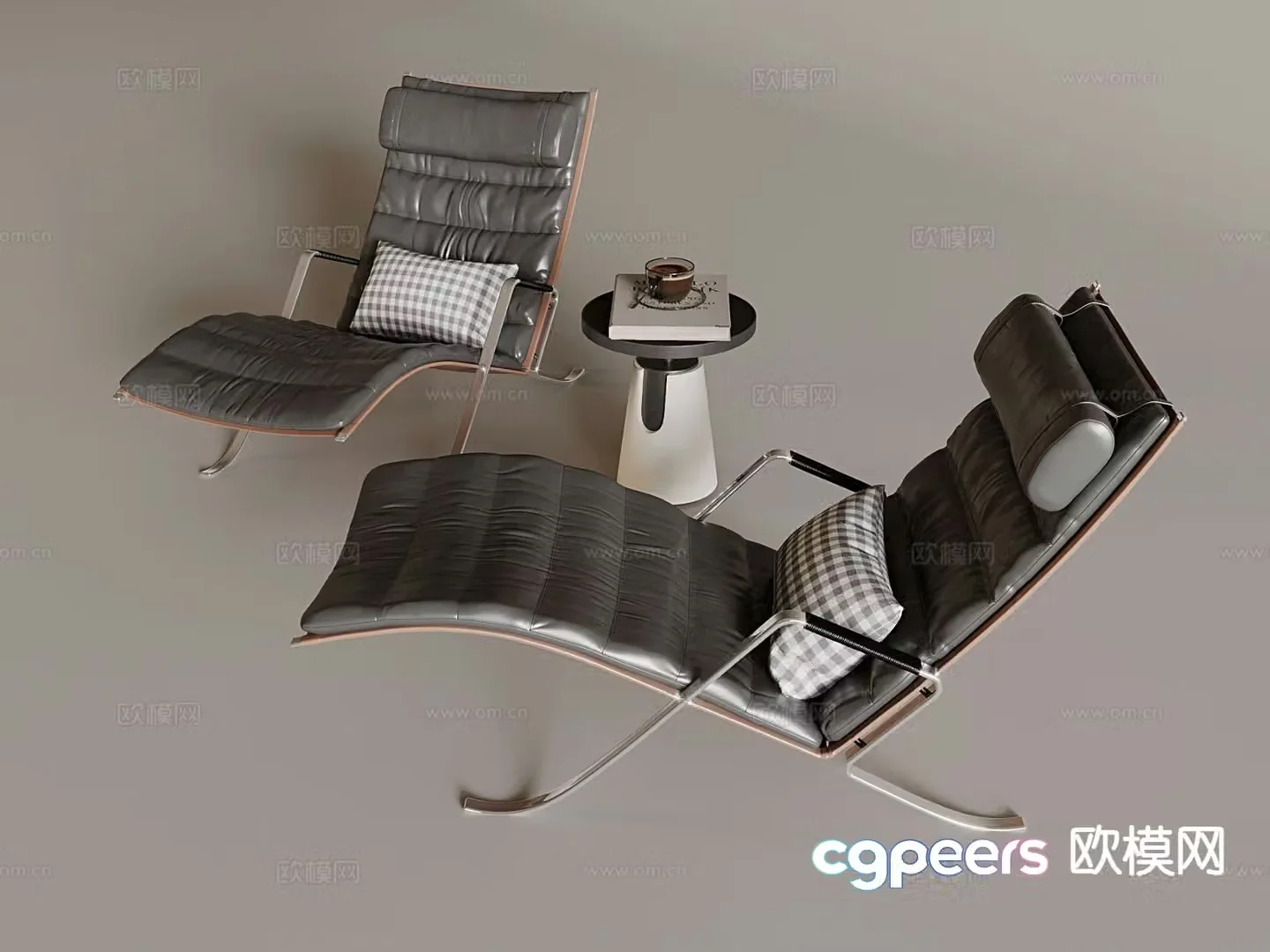 Modern lounge chair 3d model