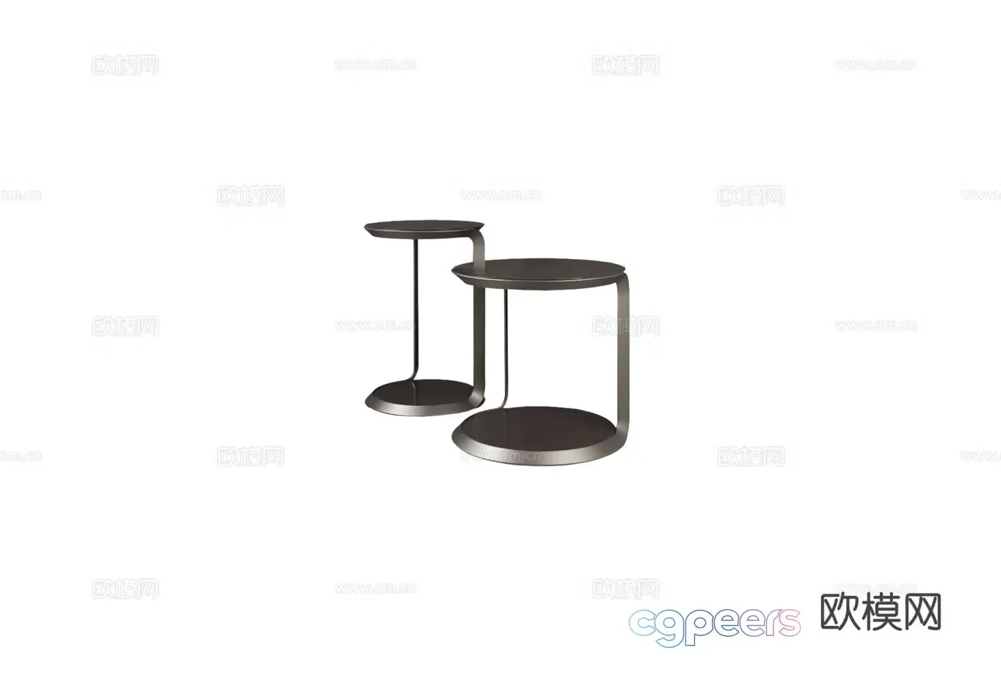 TURRI MILANO side table 3D model
