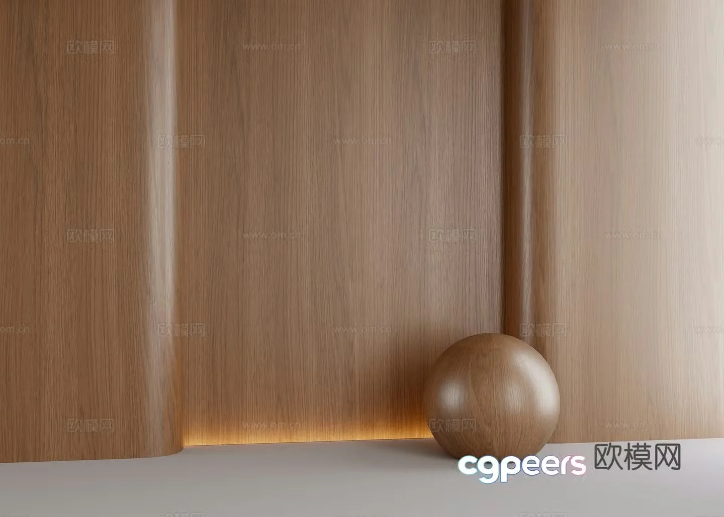 Modern Italian universal wood grain 3D model