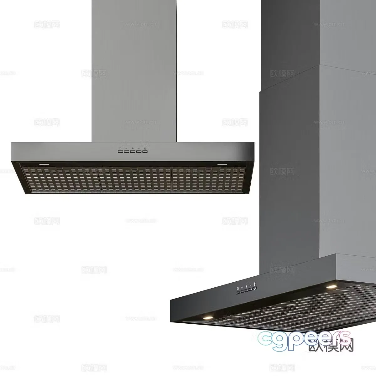 Range hood 3d model