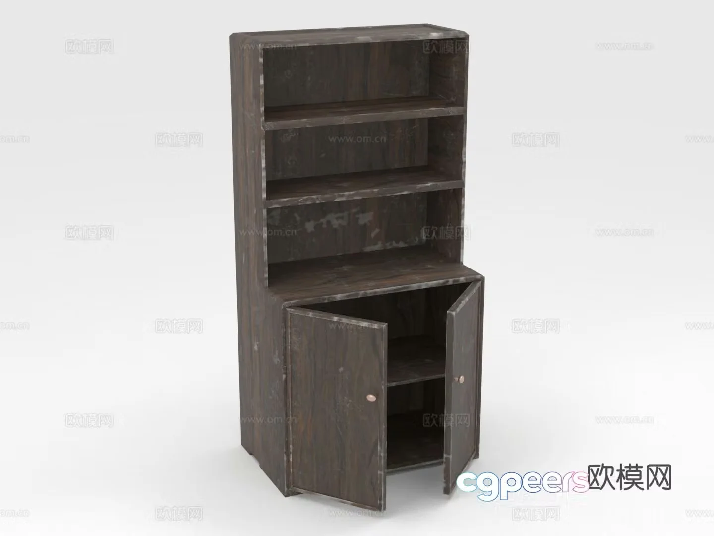 Wooden cabinets storage cabinets display cabinets cabinets 3d model