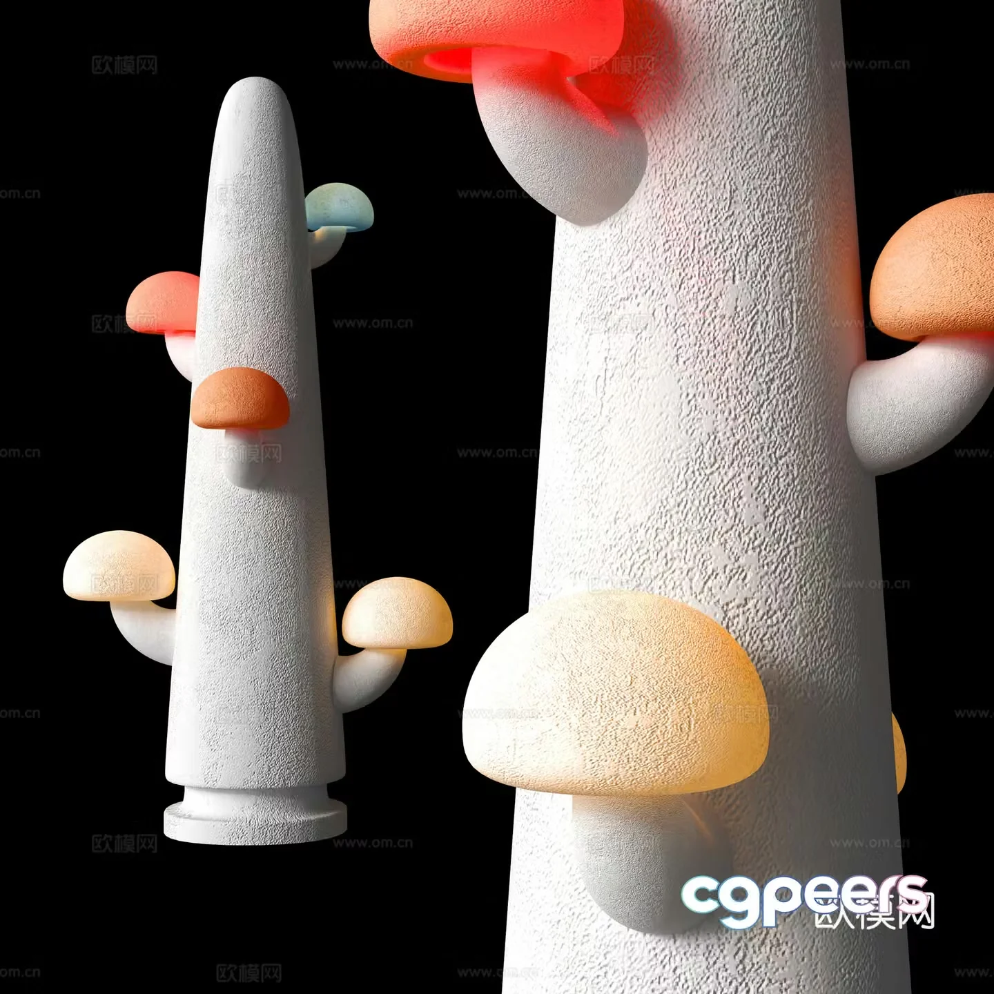 Modern creative floor lamp 3d model