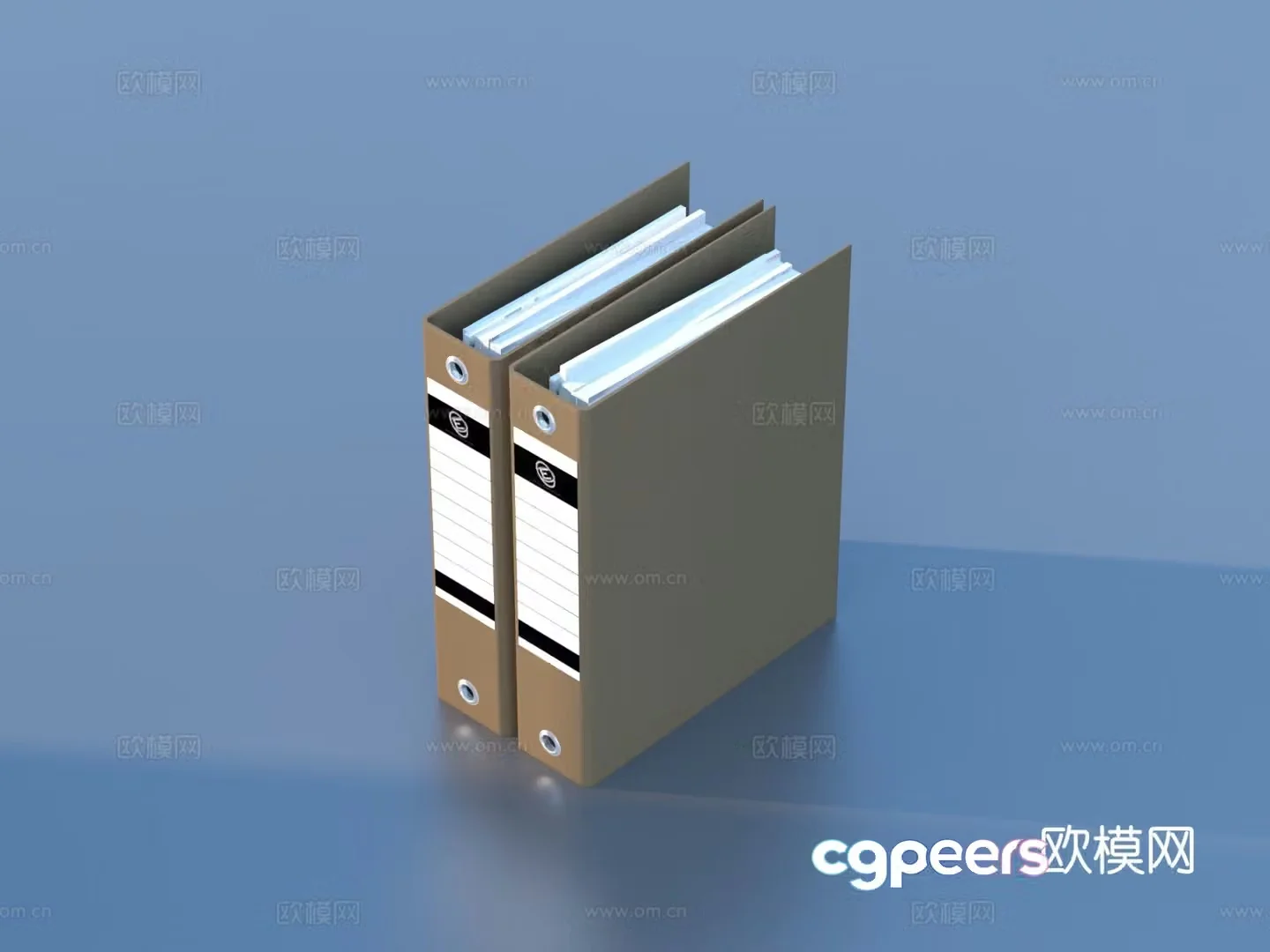 Folder stationery sketch 3d model