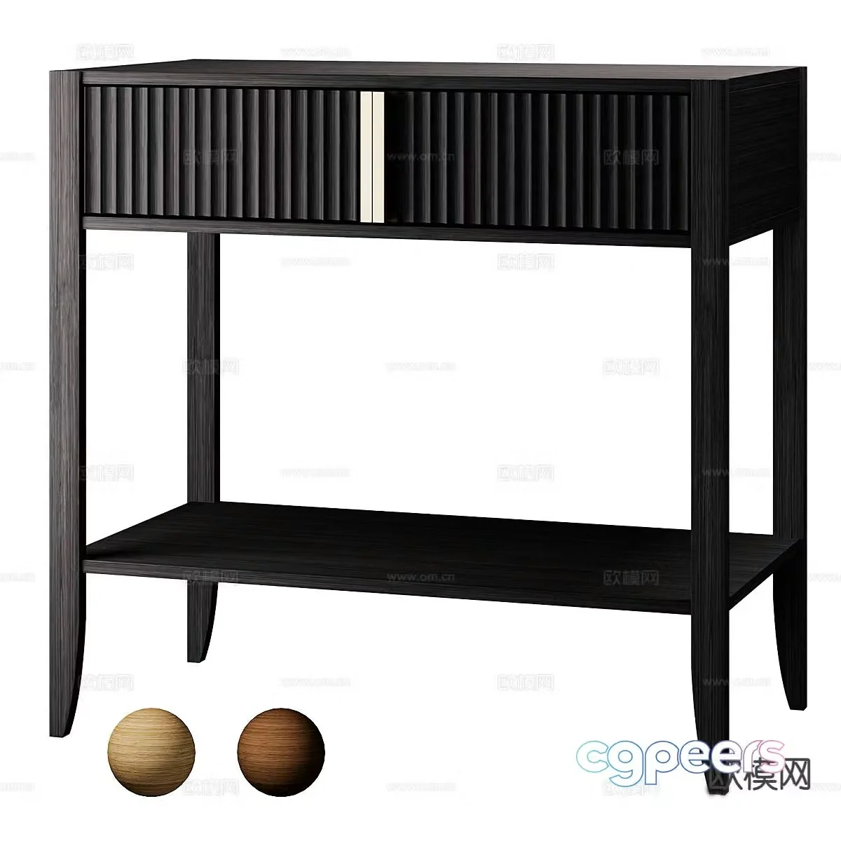 Nordic entrance cabinet side cabinet 3d model
