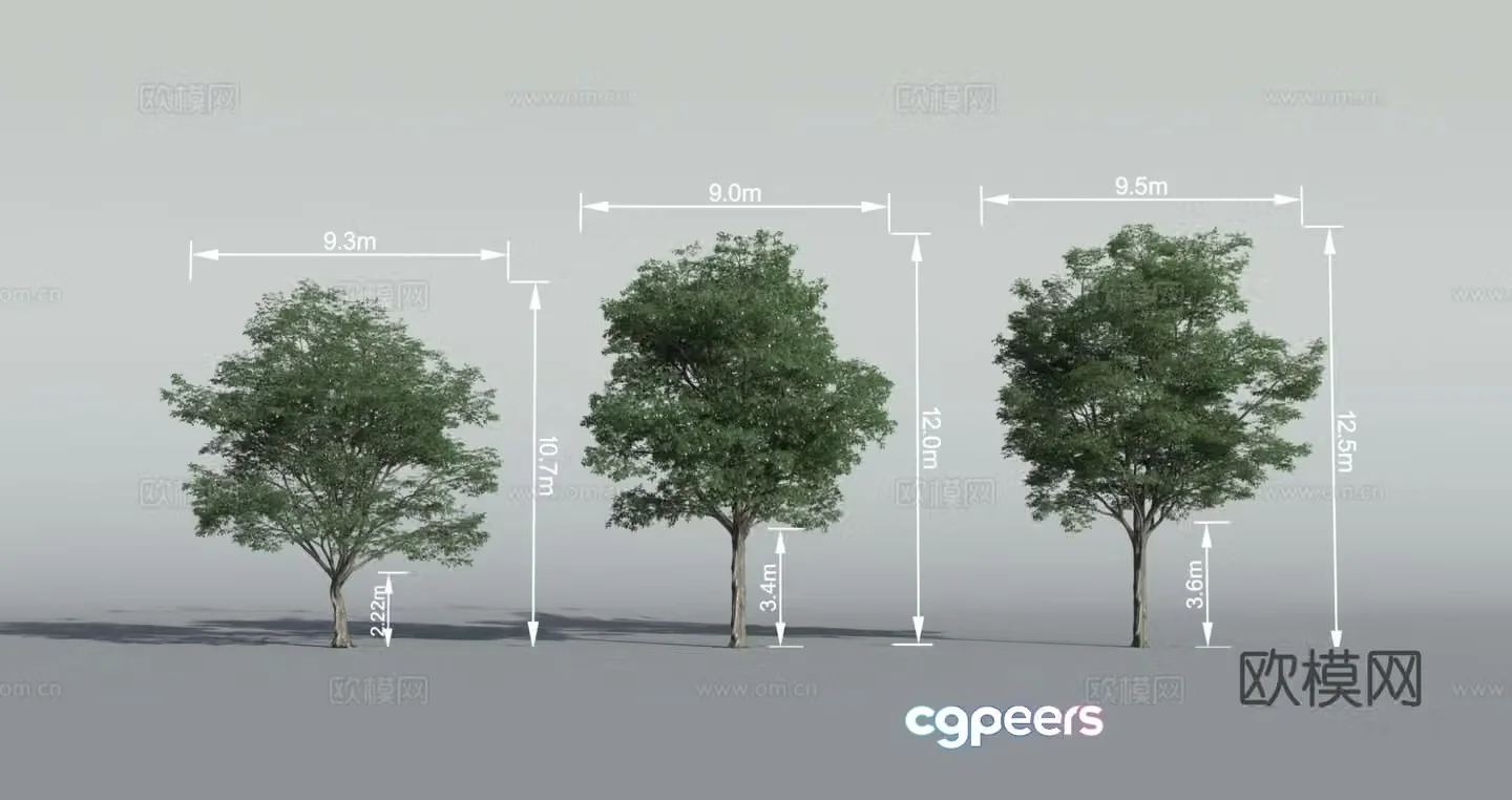 Tree Tree Landscape Green Tree Green Plant 3D Model