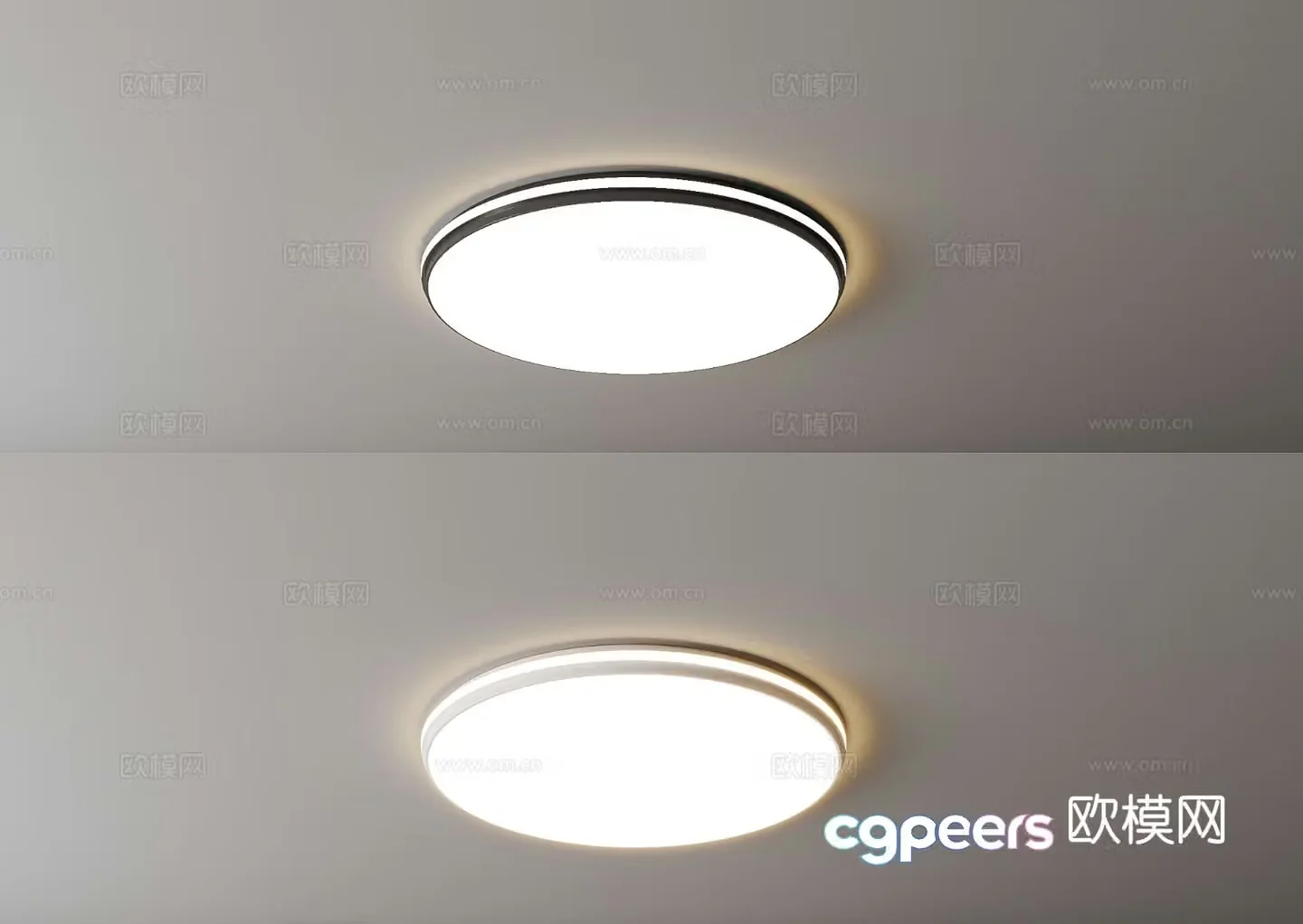 Modern ceiling light 3d model