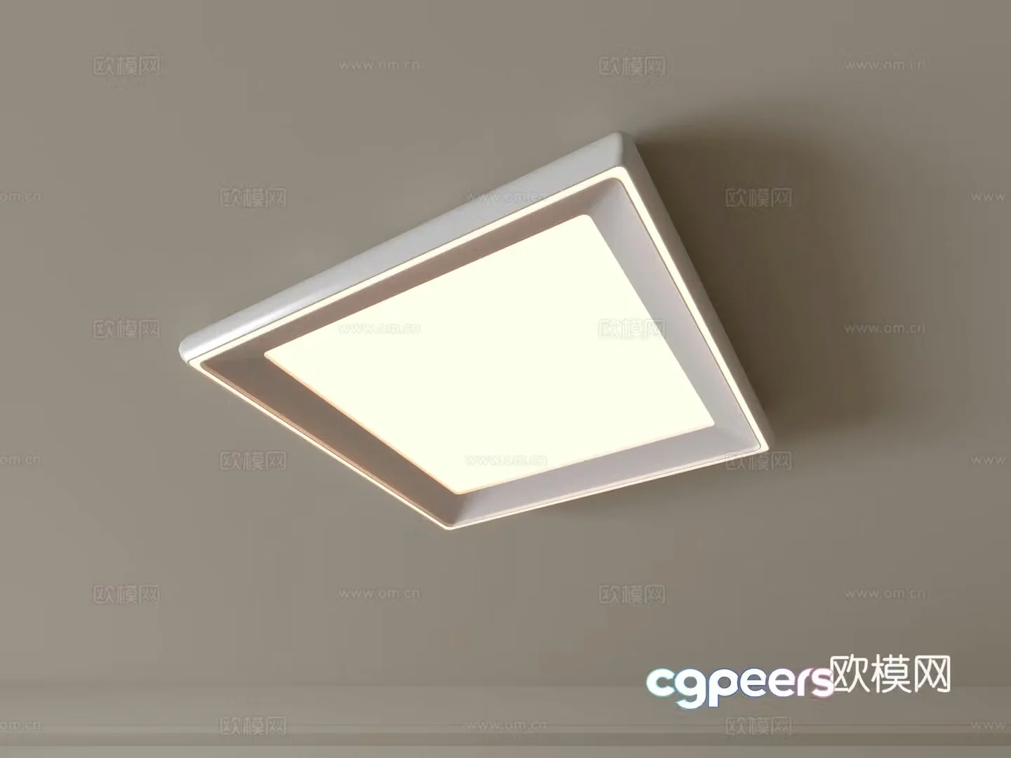 Modern ceiling lamp Geometric ceiling lamp Bedroom lamp Artistic shaped lamp Fashion living room lamp 3D model