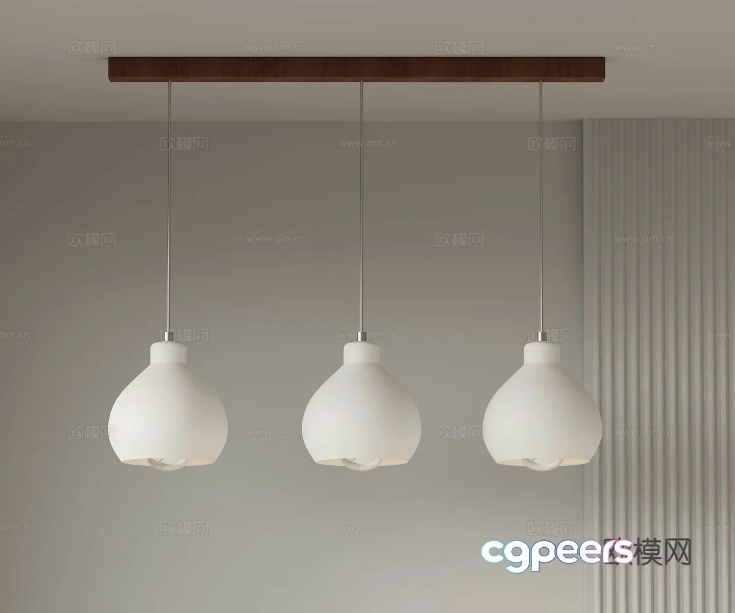 Modern Chandelier Metal Chandelier 3d Model