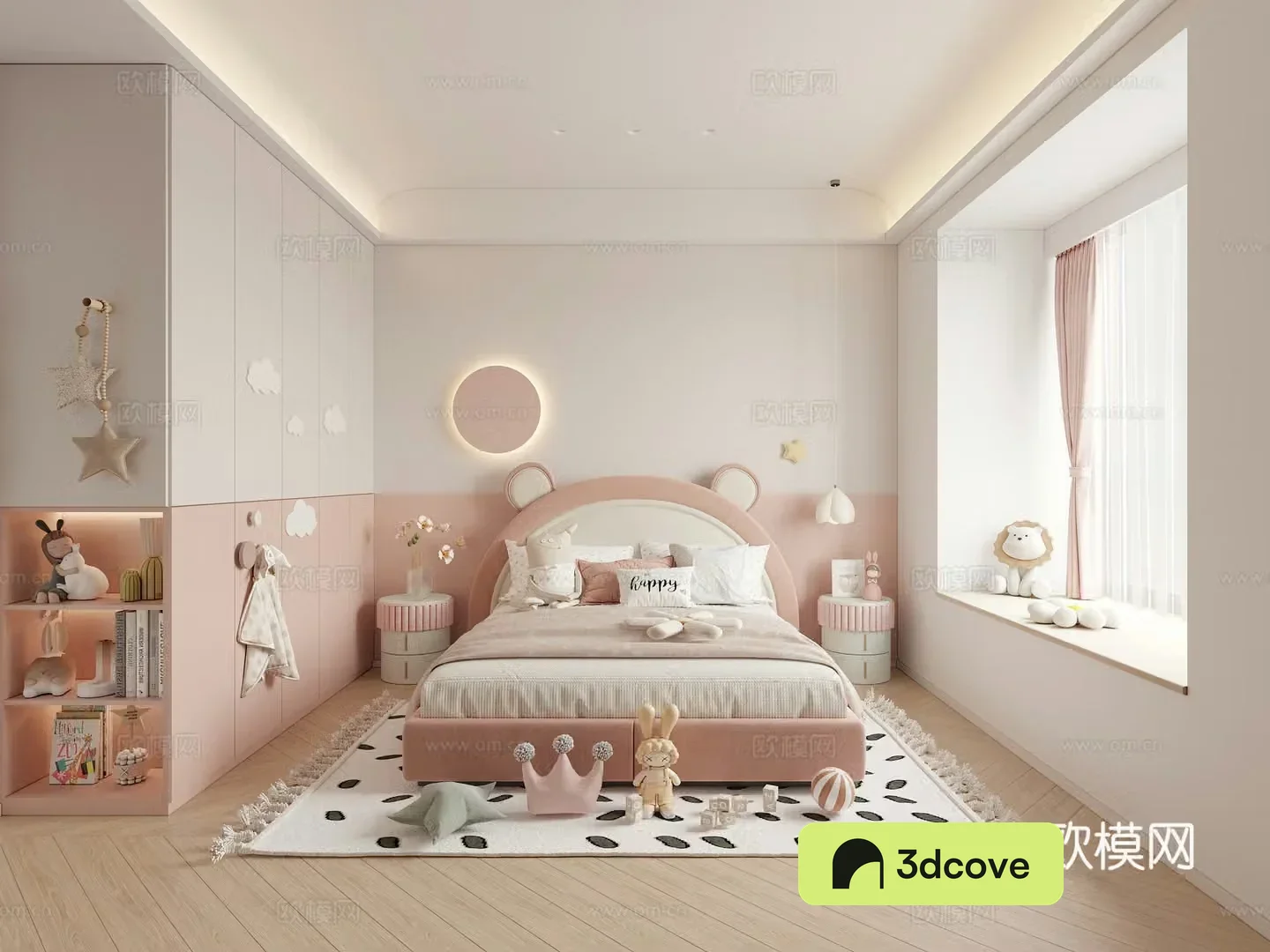 Creamy children’s room daughter’s room