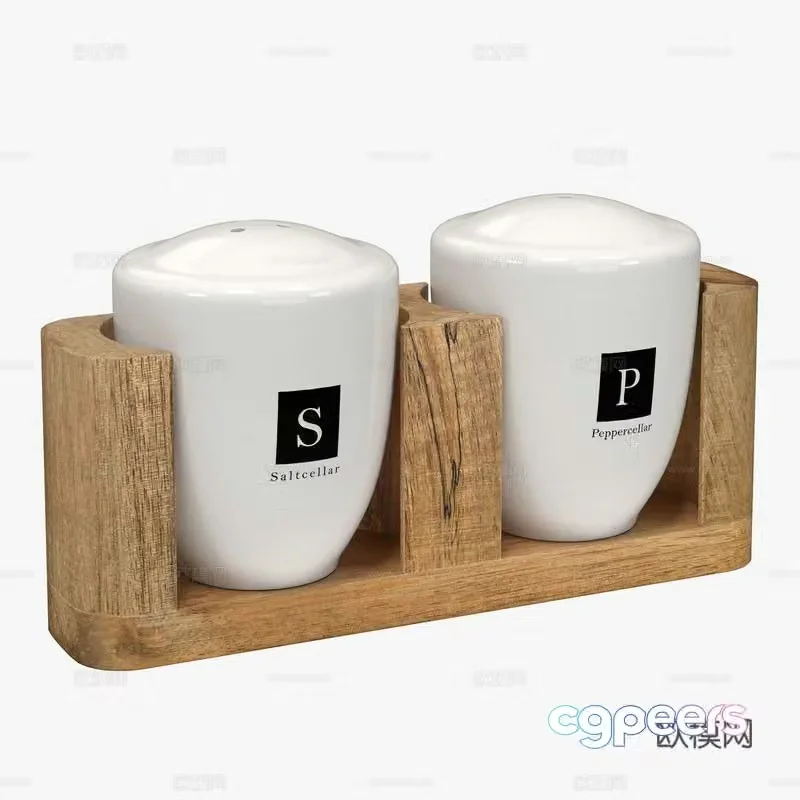 salt shaker pepper shaker 3d model