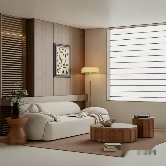 Modern Living Room 3D Model – 2594 – VRAY Render