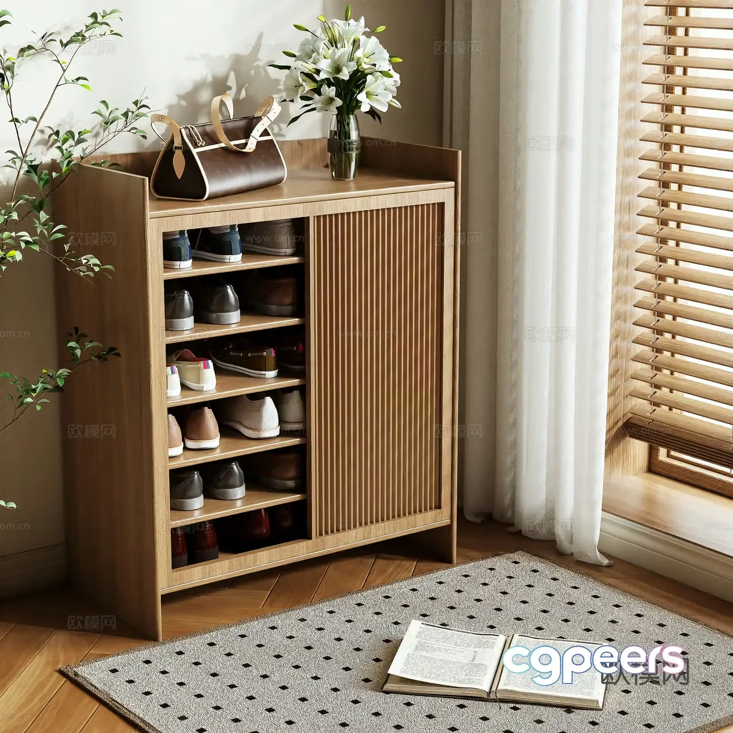 Shoe cabinet 3d model