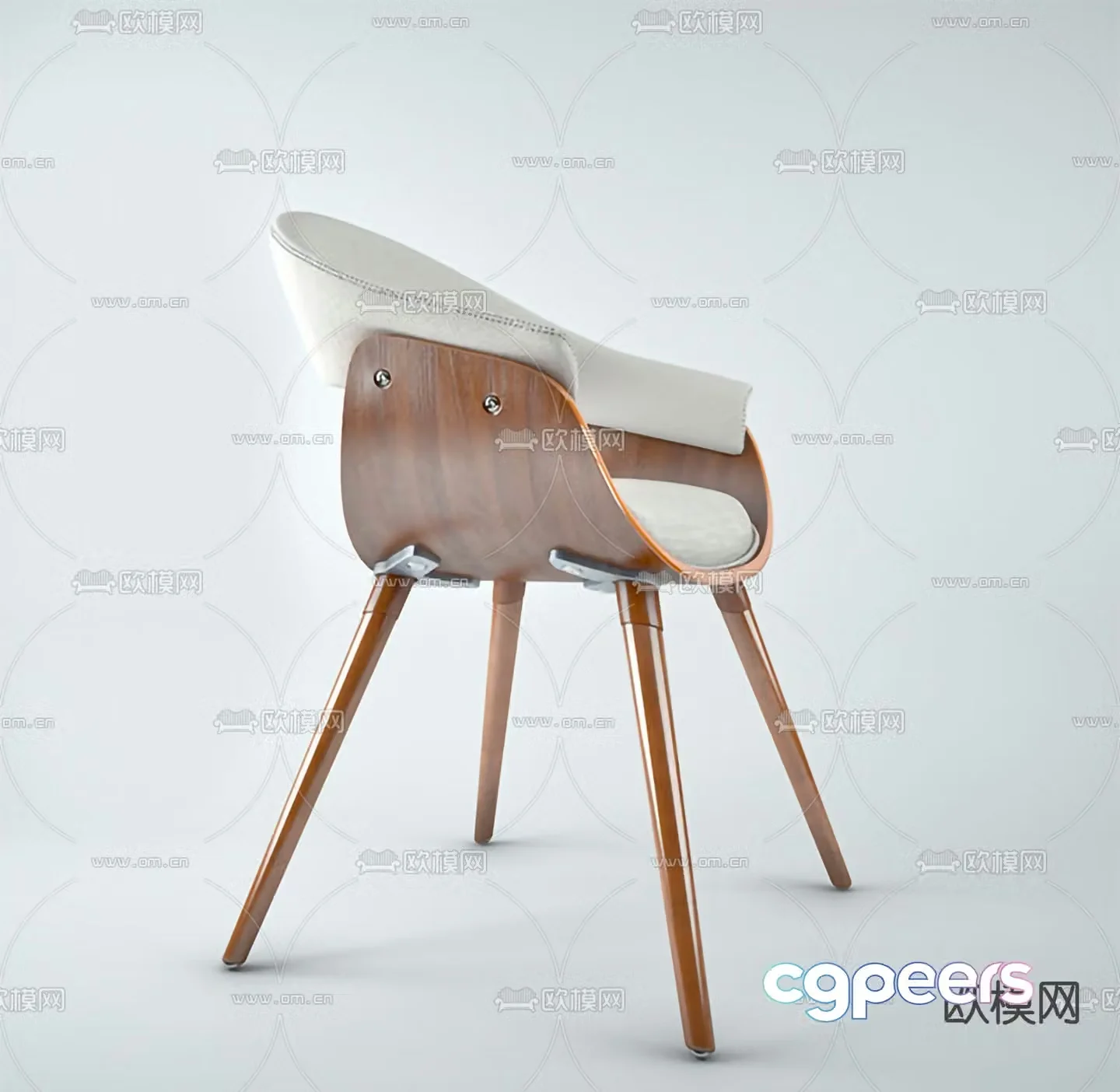 Modern leisure chair 3d model