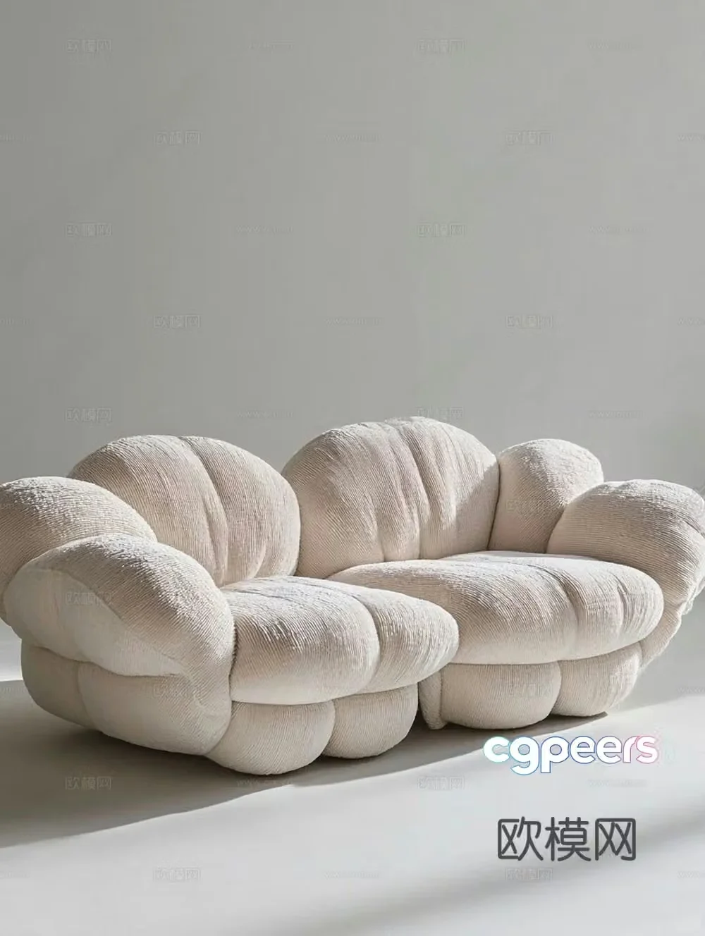 Modern lazy sofa 3d model