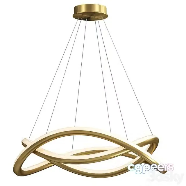 3ds Max Free – PORTAL ring chandelier