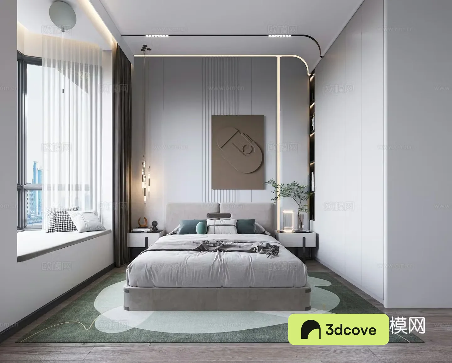Modern bedroom