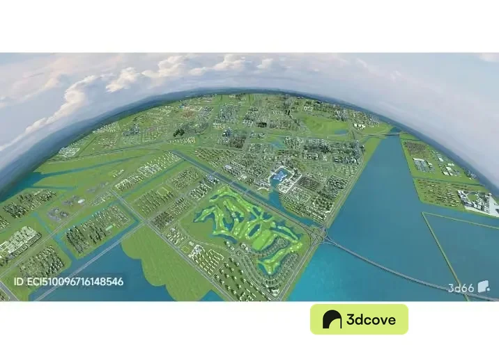 Aerial View Of A Golf Course